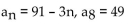 <strong>Write the expression for the general (or nth) term, an, of the arithmetic sequence. Then, find the indicated term of the arithmetic sequence. </strong> A) B) C) D)