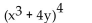 Use the binomial theorem to expand the expression. - 