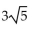 <strong>Determine the distance between the pair of points. (-2, -1) and (1, -7)</strong> A) 9 B) C) D) 27