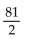 <strong>Determine the distance between the pair of points. ( </strong> A) 81 B) 8 C) 9 D)