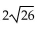 <strong>Determine the distance between the pair of points. (0, 0) and (-10, -2)</strong> A) 104 B) C) D) -12