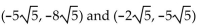 <strong>Determine the midpoint of the line segment between the pair of points. </strong> A) B) C) D)