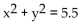 <strong>Write the equation of the circle with the given center and radius. Center (0, 0),radius </strong> A) B) C) D)