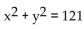 <strong>Write the equation of the circle with the given center and radius. Center (0, 0),radius </strong> A) B) C) D)