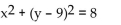<strong>Write the equation of the circle with the given center and radius. Center (0, -9), radius 8</strong> A) B) C) D)