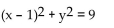 <strong>Write the equation of the circle with the given center and radius. Center (0, 1), radius </strong> A) B) C) D)