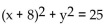 <strong>Write the equation of the circle. Assume the radius is a whole number. </strong> A) B) C) D)