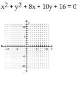 <strong>Use the method of completing the square to write the equation in standard form. Then graph the equation. </strong> A) B) C) D)