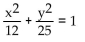 <strong>Find the equation of the ellipse satisfying the given conditions. (6, 0), (-6, 0), (0, 5), (0, -5) are the endpoints of the major and minor axes.</strong> A) B) C) D)