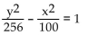 <strong>Solve the problem. Find the equation of the hyperbola whose vertices are (0, 10) and (0, -10) and whose asymptotes are and </strong> A) B) C) D)