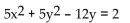 <strong>Indicate whether the equation represents an ellipse, hyperbola, circle, or parabola. In equations that contain both and terms, divide both sides of the equation by the constant term to put the equation in a more recognizable form. </strong> A) Parabola B) Hyperbola C) Circle D) Ellipse