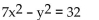 <strong>Indicate whether the equation represents an ellipse, hyperbola, circle, or parabola. In equations that contain both and terms, divide both sides of the equation by the constant term to put the equation in a more recognizable form. </strong> A) Hyperbola B) Ellipse C) Parabola D) Circle