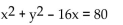 Indicate whether the equation represents an ellipse, hyperbola, circle, or parabola. In equations that contain both and terms, divide both sides of the equation by the constant term to put the equation in a more recognizable form. -