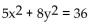 Indicate whether the equation represents an ellipse, hyperbola, circle, or parabola. In equations that contain both and terms, divide both sides of the equation by the constant term to put the equation in a more recognizable form. -