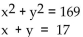 Find all real solutions to the system of equations using the substitution method. -