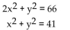 Find all real solutions to the system of equations using the addition method. -