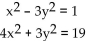 Find all real solutions to the system of equations using the addition method. - 4