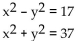 Find all real solutions to the system of equations using the addition method. -