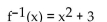 <strong>Determine whether the given function is one-to-one. If it is one-to-one, find its inverse function. </strong> A) B) C) 3 D) not a one-to-one function
