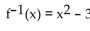 <strong>Determine whether the given function is one-to-one. If it is one-to-one, find its inverse function. </strong> A) B) C) 3 D) not a one-to-one function