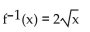 <strong>Determine whether the given function is one-to-one. If it is one-to-one, find its inverse function. </strong> A) B) C) D) not a one-to-one function