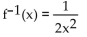 <strong>Determine whether the given function is one-to-one. If it is one-to-one, find its inverse function. </strong> A) B) C) D) not a one-to-one function