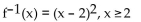 <strong>Determine whether the given function is one-to-one. If it is one-to-one, find its inverse function. </strong> A) B) C) D) not a one-to-one function