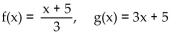 Determine whether the given functions are inverses of each other. -