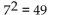 Write the equation in logarithmic form. - 