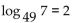 <strong>Write the equation in logarithmic form. </strong> A) B) C) D)