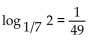 <strong>Write the equation in logarithmic form. </strong> A) B) C) D)