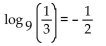 <strong>Write the equation in logarithmic form. 9 </strong> A) B) C) D)