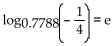 <strong>Write the equation in logarithmic form. </strong> A) B) C) D)