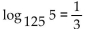 Write the equation in exponential form. - 