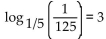 Write the equation in exponential form. - 