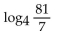 Use properties of logarithms to expand the logarithmic expression as much as possible. -