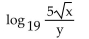 Use properties of logarithms to expand the logarithmic expression as much as possible. -