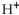 Solve the problem. -The pH of a solution ranges from 0 to 14. An acid has a pH less than 7. Pure water is neutral and has a pH of 7. The pH of a solution is given by where represents the concentration of the hydrogen ions in The solution in moles per liter. Find the pH if the hydrogen ion concentration is