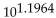 Find the power of 10. Round answers to six decimal places. -