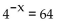 Solve the equation without using a calculator. - 