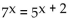 Use a calculator to solve the equation. Round the answer to the nearest hundredth. -