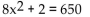 <strong>Use the square root property to solve the equation. </strong> A) 325 B) C) D) 9