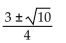 <strong>Use the square root property to solve the equation. </strong> A) B) C) D)