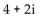 <strong>Use the square root property to solve the equation. - 8x + 20 = 0</strong> A) B) C) 6, 2 D)