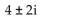 <strong>Use the square root property to solve the equation. - 8x + 20 = 0</strong> A) B) C) 6, 2 D)