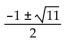 <strong>Use the square root property to solve the equation. + x + 3 = 0</strong> A) B) C) D)