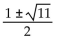 <strong>Use the square root property to solve the equation. + x + 3 = 0</strong> A) B) C) D)