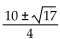 <strong>Solve the equation by completing the square. - 5x + 1 = 0</strong> A) B) C) D)
