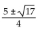 <strong>Solve the equation by completing the square. - 5x + 1 = 0</strong> A) B) C) D)