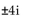 <strong>Solve the equation by the quadratic formula. </strong> A) 4 B) C) D) 4i